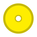 Rond 29mm, rond gat                
